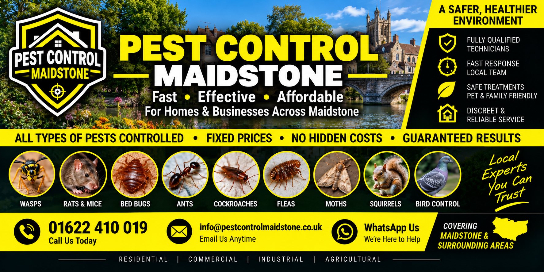 Pest control in Chatham, Kent &mdash; Pest Control Kent 24, call 01622 410 019